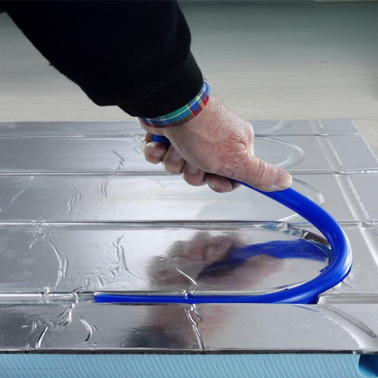 Nordic Fos platepakke til 15m², byggehøyde 19mm, 16 mm pex-rør