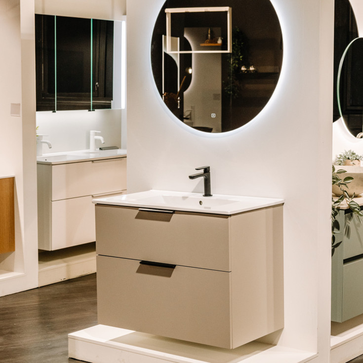 Korsbakken BIG underskap, med 2 skuffer, soft-close, 59x45,5 cm, hvit matt