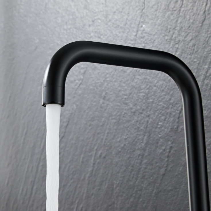 Zen Sanitary køkkenarmatur, sort