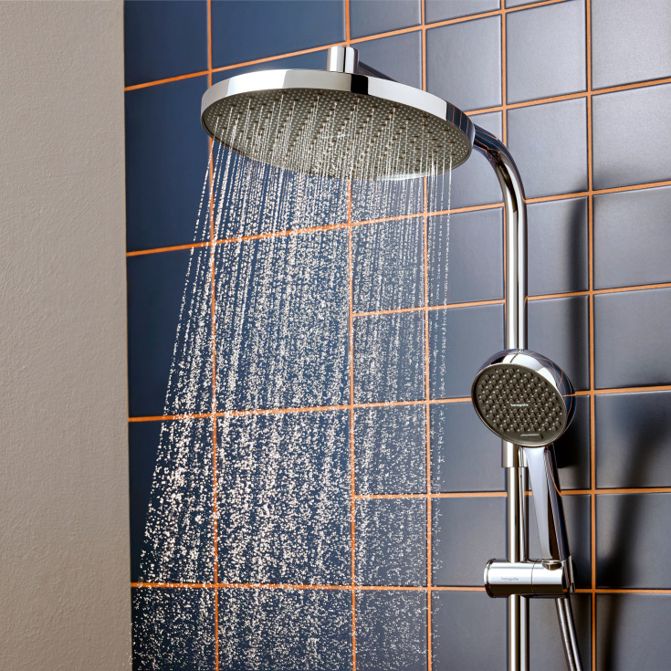 Hansgrohe Activera S Showerpipe 240 dusjset, vannbesparende, krom