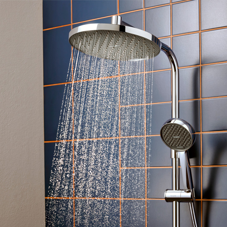 Hansgrohe Activera S Showerpipe 240 dusjset, vannbesparende, krom