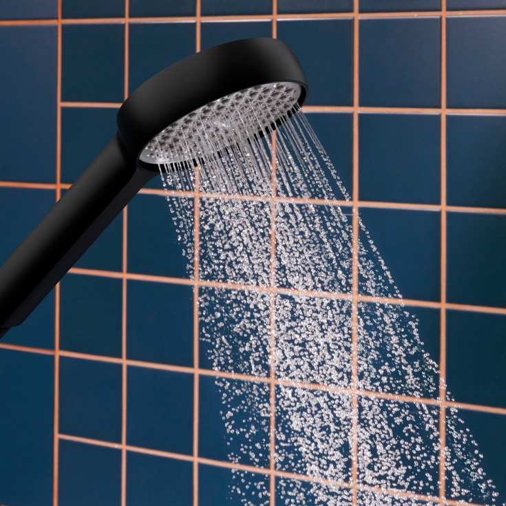 Hansgrohe Activera S dusjset, vannbesparende, matt sort