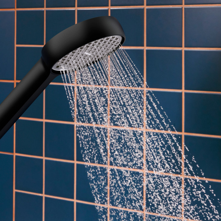 Hansgrohe Activera Select S dusjset, vannbesparende, matt sort