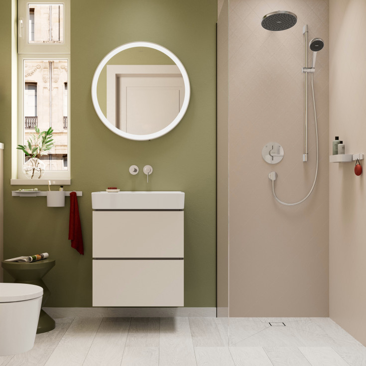 Hansgrohe Activera S handdusch, vattensparande, krom