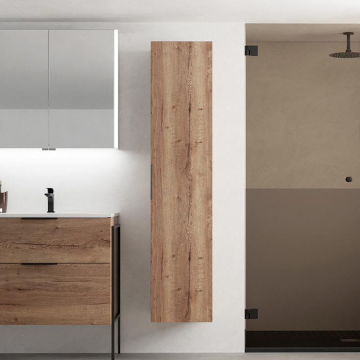 Korsbakken BIG høyskap med 1 dør, soft-close, 35x35 cm, hvit matt