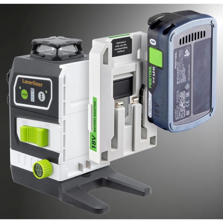 Laserliner strømadapter 18V, for Festool-batteri