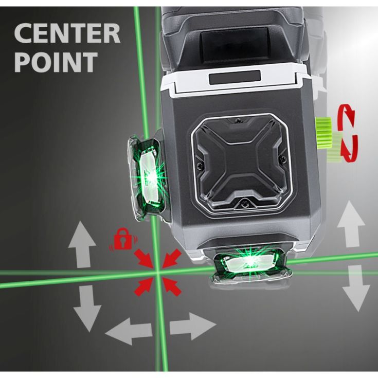 Laserliner Powerplane-Laser 3G Multi, 3x360°