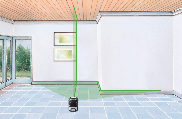 Laserliner SmartCross-Laser GX krydslaser, grøn