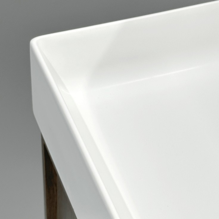 Korsbakken Sole møbelservant, 100,5x46,5 cm, hvit matt