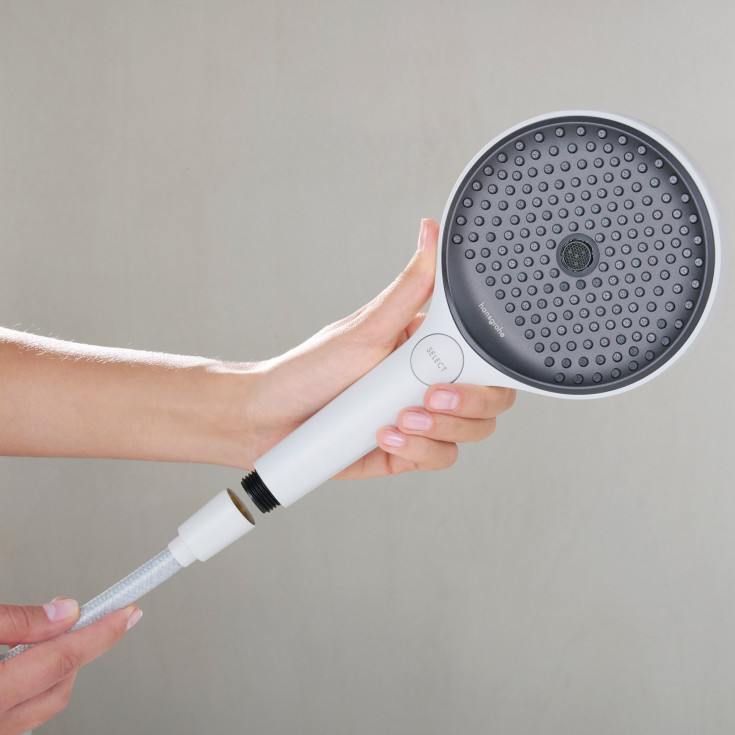 Hansgrohe Designflex bruseslange, 1,6 meter, mat hvid