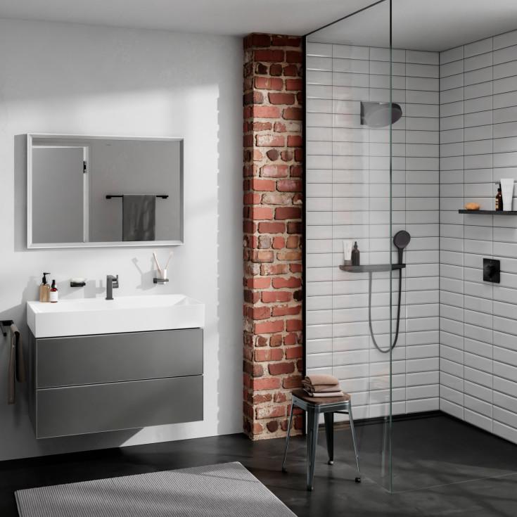 Hansgrohe Designflex bruseslange, 1,6 meter, mat sort