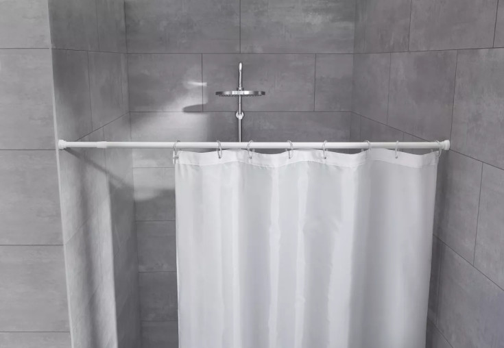 Kleine Wolke badeforhængsstang, 130-250 cm, hvid