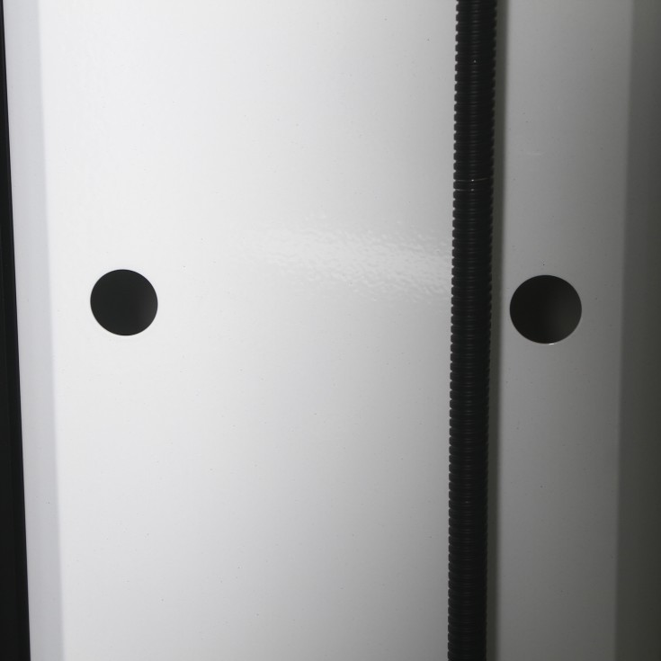 Bathlife Betrakta Dusjkabinett, 90x90 cm, Sort Matt/Klart Glass