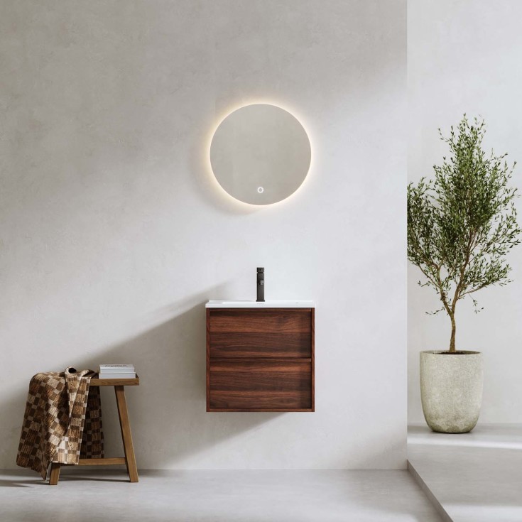 Bathlife Lust Charm møbelpakke, 51x39,5 cm, valnøtt