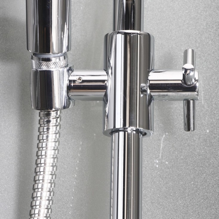 Bathlife Betrakta Dusjkabinett, 90x90 cm, Sort Matt / Klart Glass