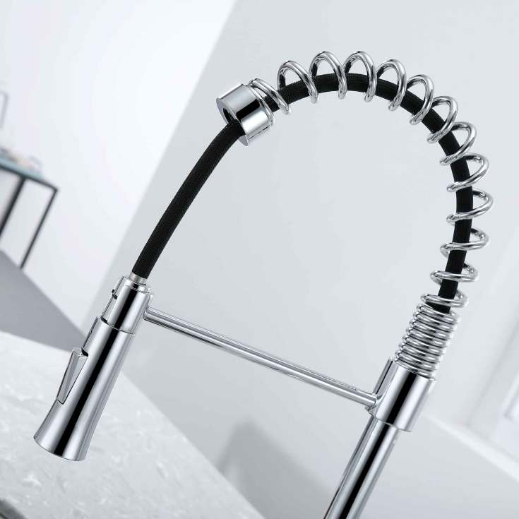 Bathlife Hav kjøkkenarmatur, med avstengning, krom