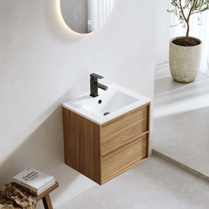 Bathlife Lust Charm møbelpakke, 51x39,5 cm, eik