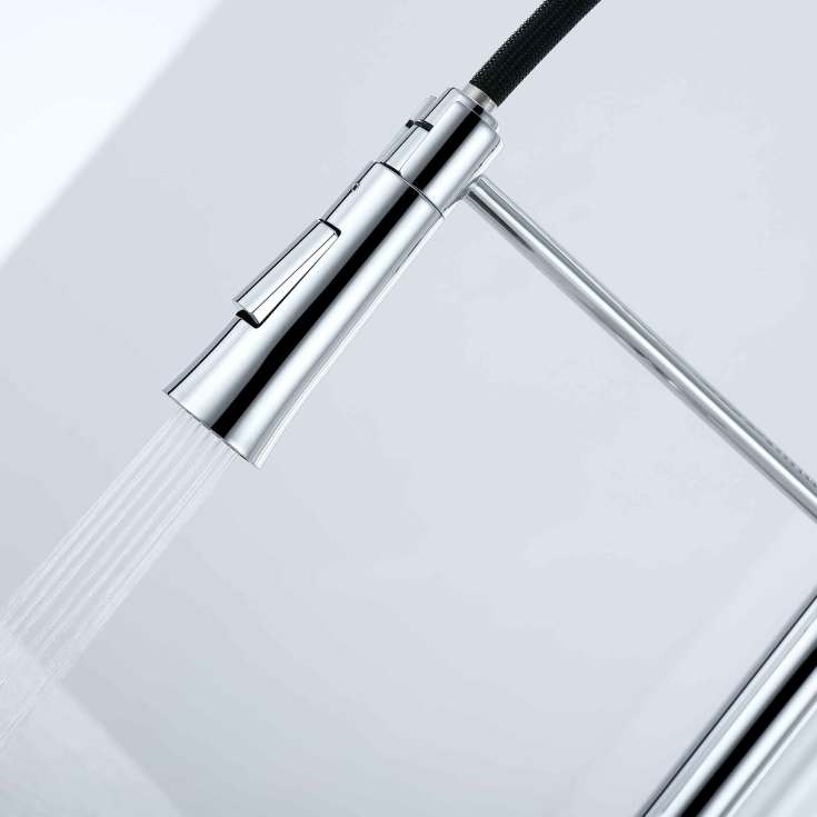 Bathlife Hav kjøkkenarmatur, med avstengning, krom