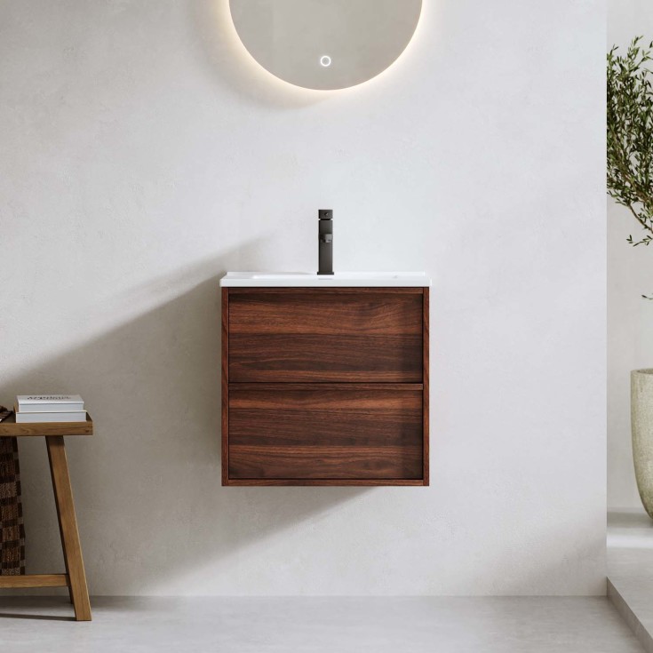 Bathlife Lust Charm møbelpakke, 51x39,5 cm, valnøtt