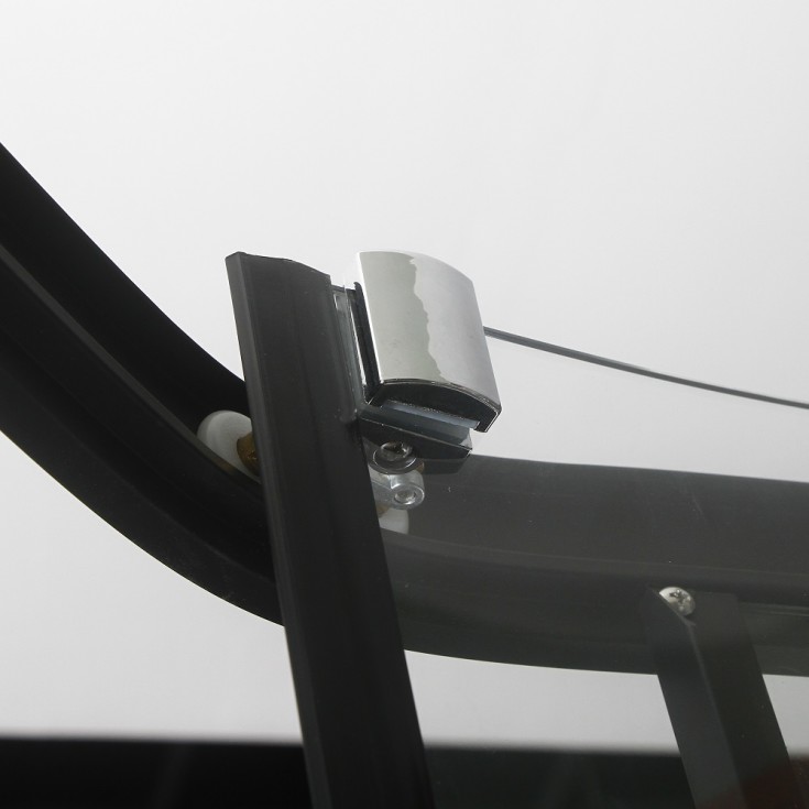 Bathlife Betrakta Dusjkabinett, 90x90 cm, Sort Matt/Klart Glass