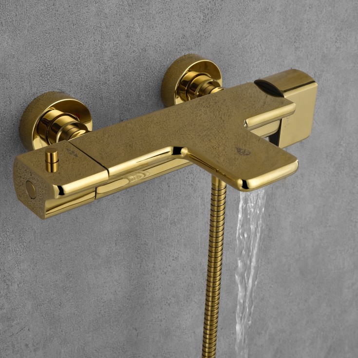 Bathlife Stimma Tapp badekarsbatteri, messing