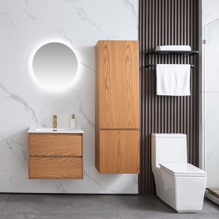 Bathlife Lättsam møbelpakke, 60x46 cm, eik