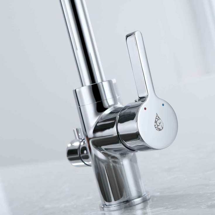 Bathlife Hav kjøkkenarmatur, med avstengning, krom