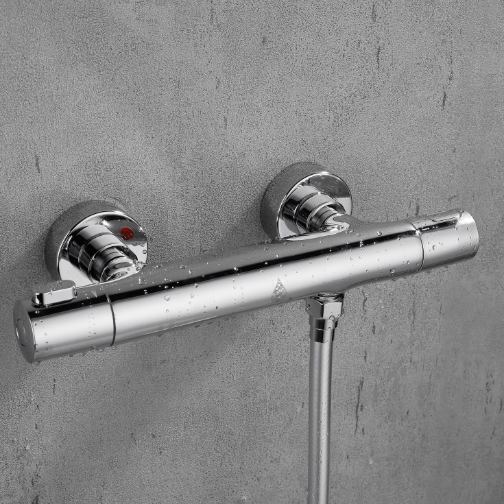 Bathlife Pärla/Brusa dusjsett, 3 stråletyper, krom