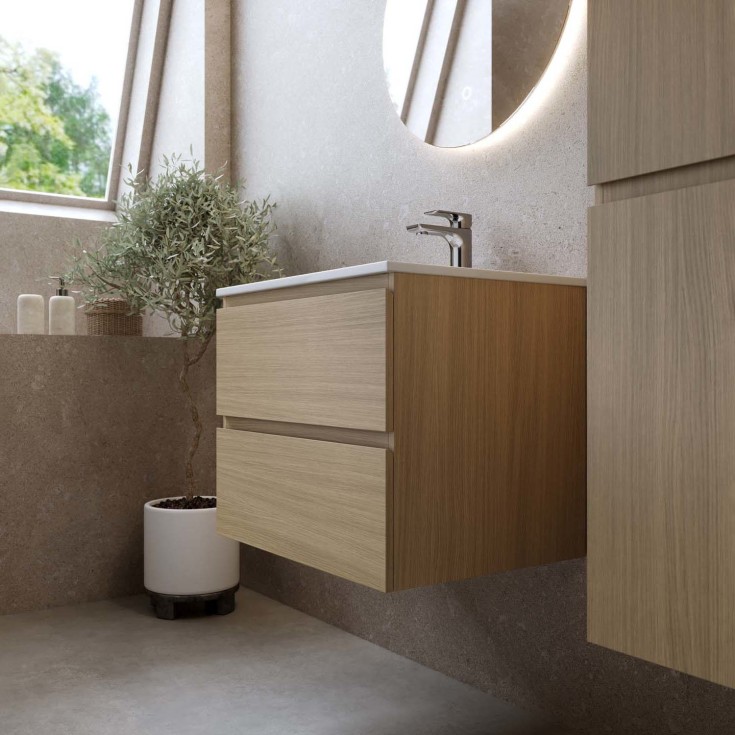 Bathlife Eufori møbelpakke, 60x46,5 cm, lys eik