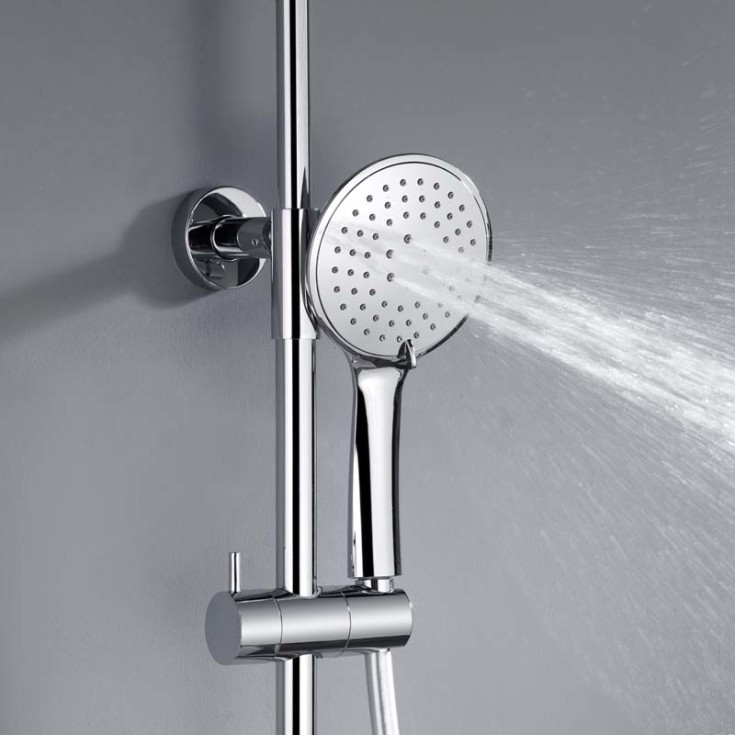 Bathlife Pärla/Brusa dusjsett, 3 stråletyper, krom