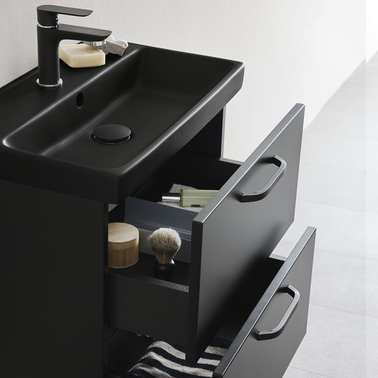 Bathlife Yster møbelpakke, 56x32 cm, sort