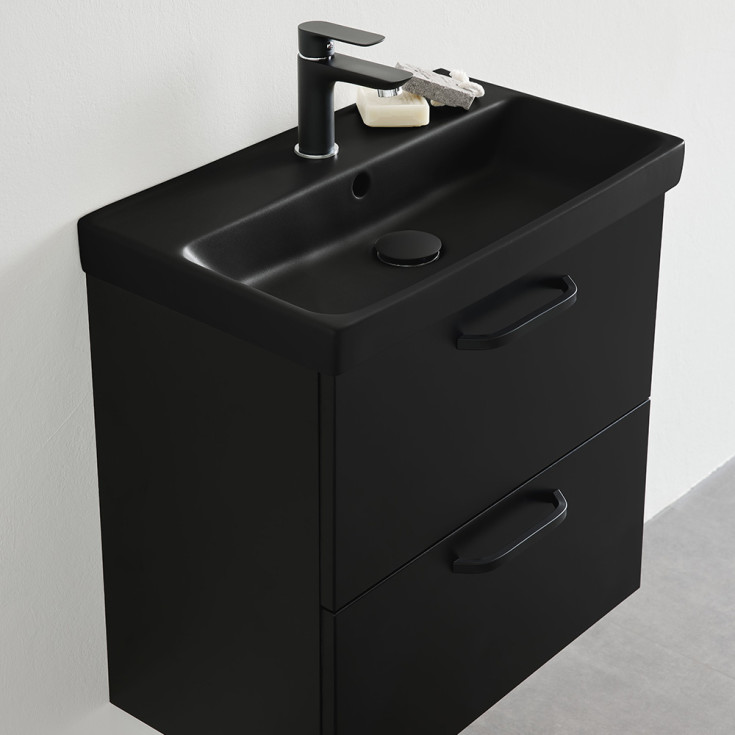 Bathlife Yster møbelpakke, 56x32 cm, sort