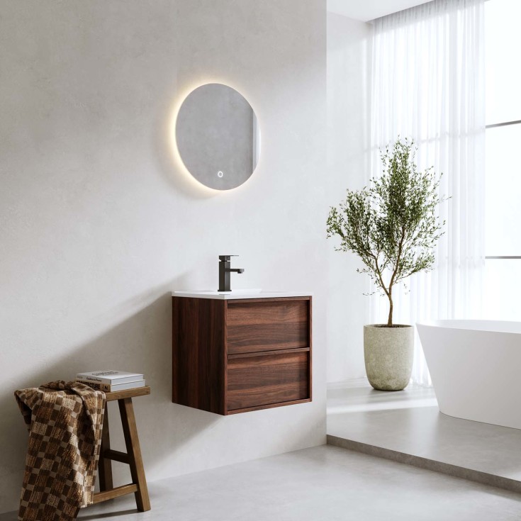 Bathlife Lust Charm møbelpakke, 51x39,5 cm, valnøtt