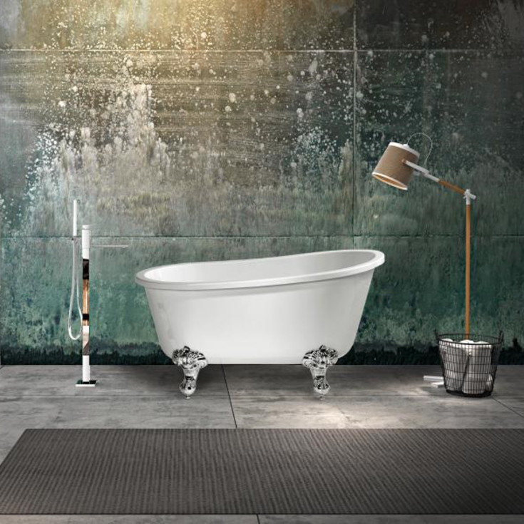 Bathlife Chill badekar, 130x72 cm, hvit