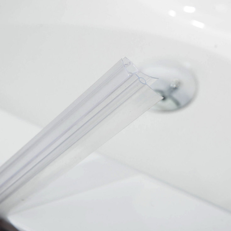 Bathlife Mitt dusjhjørne, 92x77,5 cm, klart glass, aluminium profil