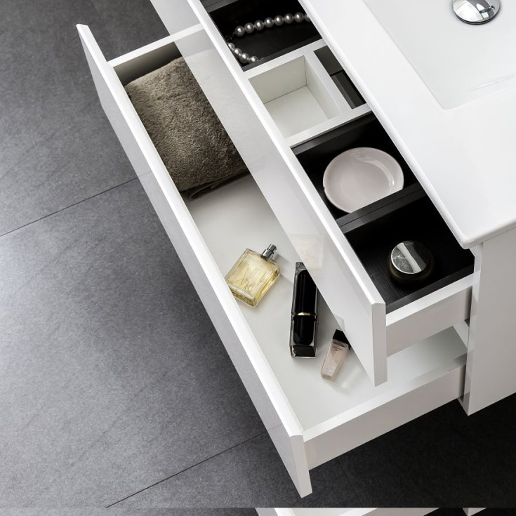 Bathlife Lust Eufori møbelpakke, 80x46 cm, hvit