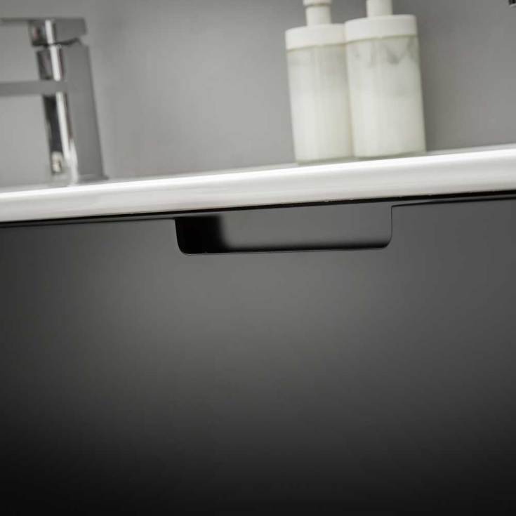 Bathlife Glädje møbelpakke, 120x46 cm, sort