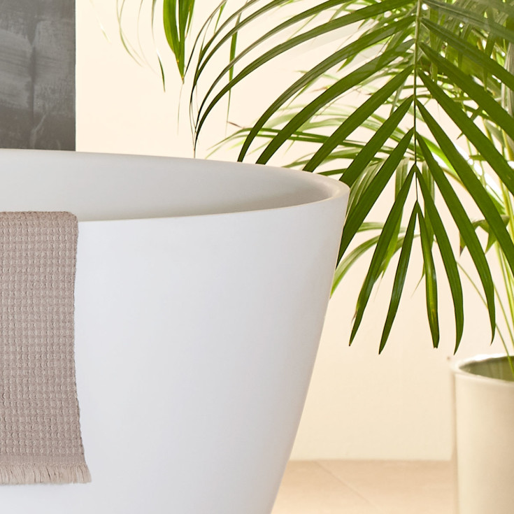 Bathlife Vila badekar, 160x74 cm, hvit