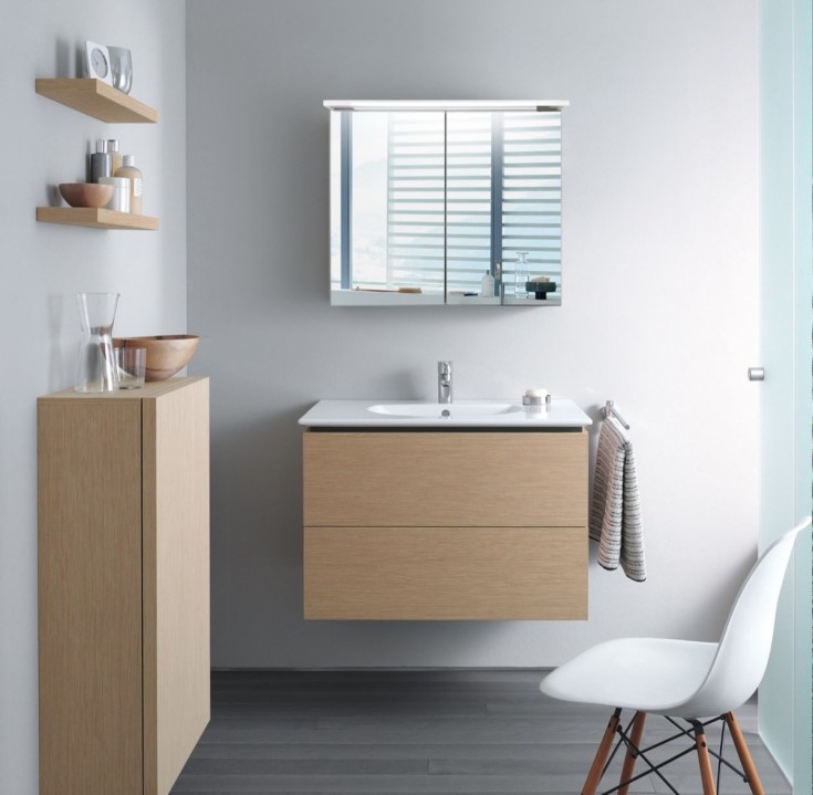 Bathlife Glänsa speilskap, 80x70 cm