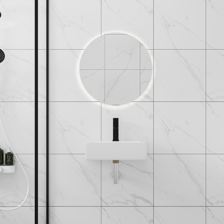 Bathlife Kraft vegghengt servant, 45x35 cm, hvit