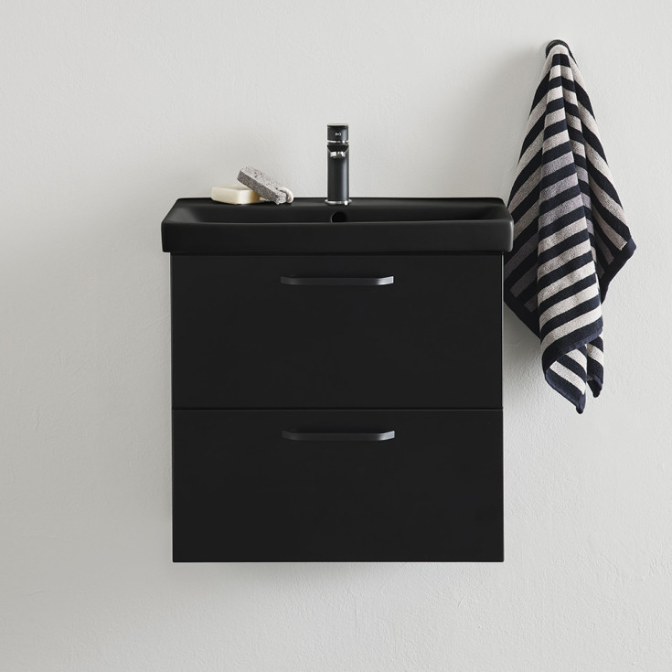 Bathlife Yster møbelpakke, 56x32 cm, sort