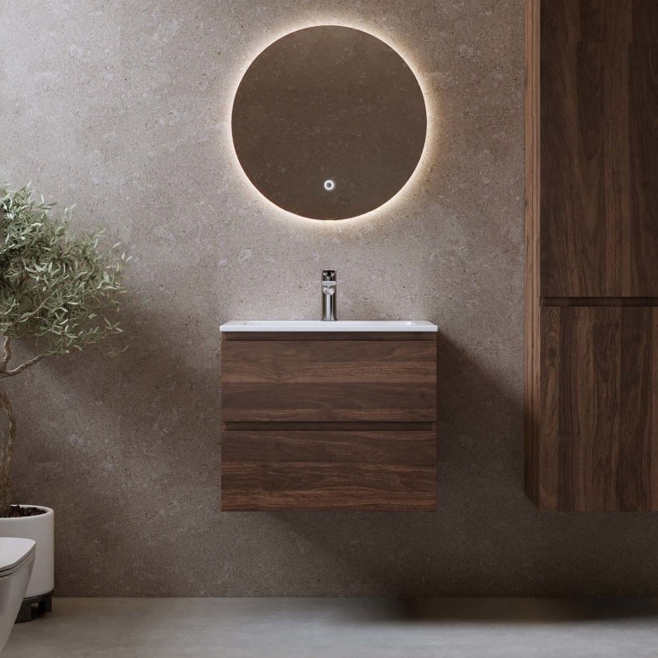 Bathlife Lust Eufori møbelpakke, 60x46 cm, valnøtt