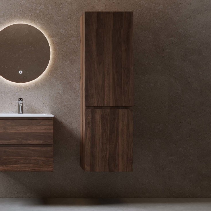 Bathlife Lust Eufori høyskap, 45x150 cm, valnøtt