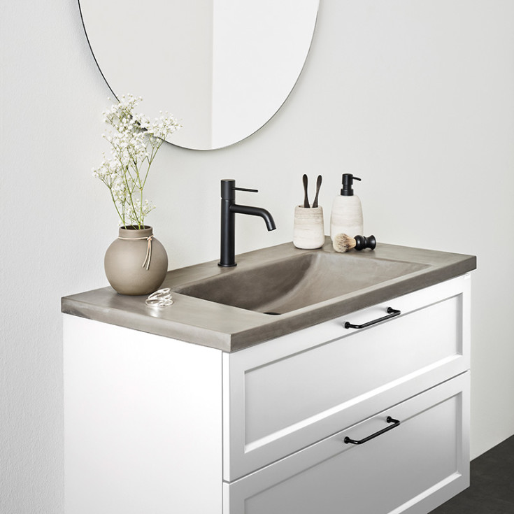 Westerbergs Nejd servantskap, 100x45.3 cm, hvit
