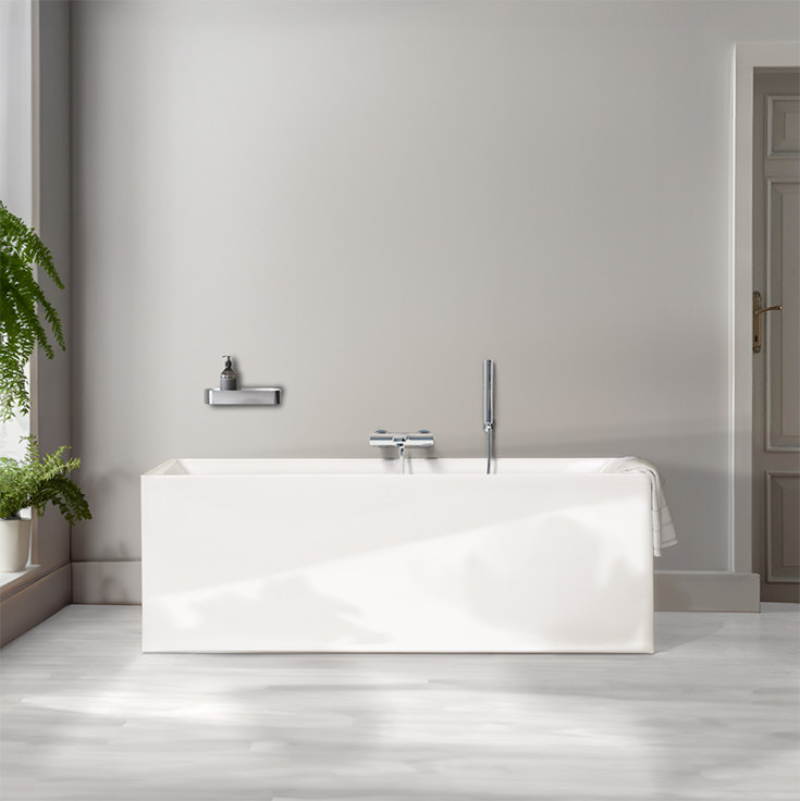 Westerbergs Salt badekar, 147x80 cm, hvit