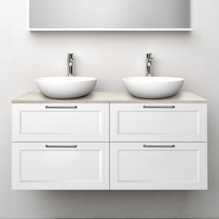 Westerbergs Nejd servantskap, 120x45.3 cm, hvit