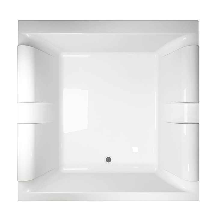 Westerbergs Pacific 180SQ Comfort boblebad, 1790x1790 mm, akryl, hvit