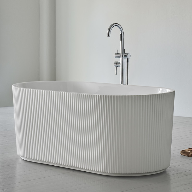 Westerbergs Stil badekar, 1600x750 mm, akryl, hvit