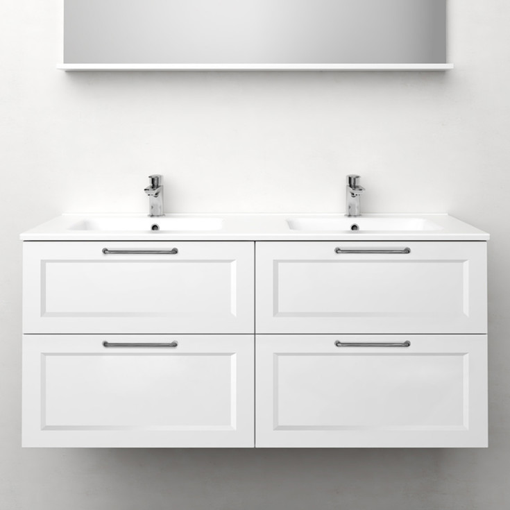 Westerbergs Nejd servantskap, 120x45.3 cm, hvit