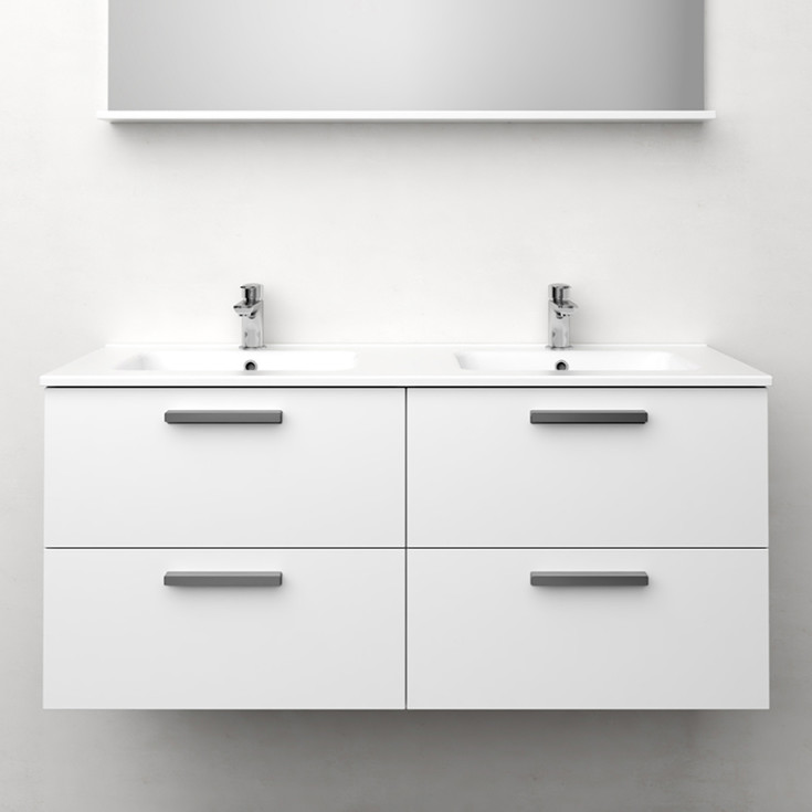 Westerbergs Jord servantskap, 120x45.3 cm, hvit